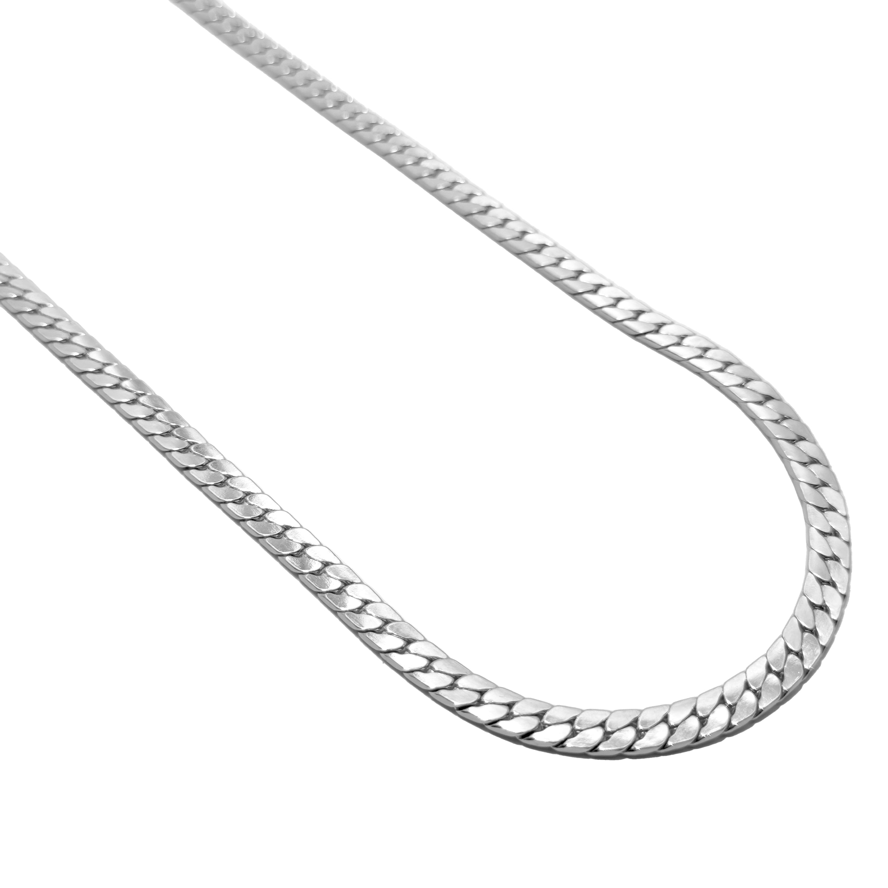 Flat Snake Chain Necklace