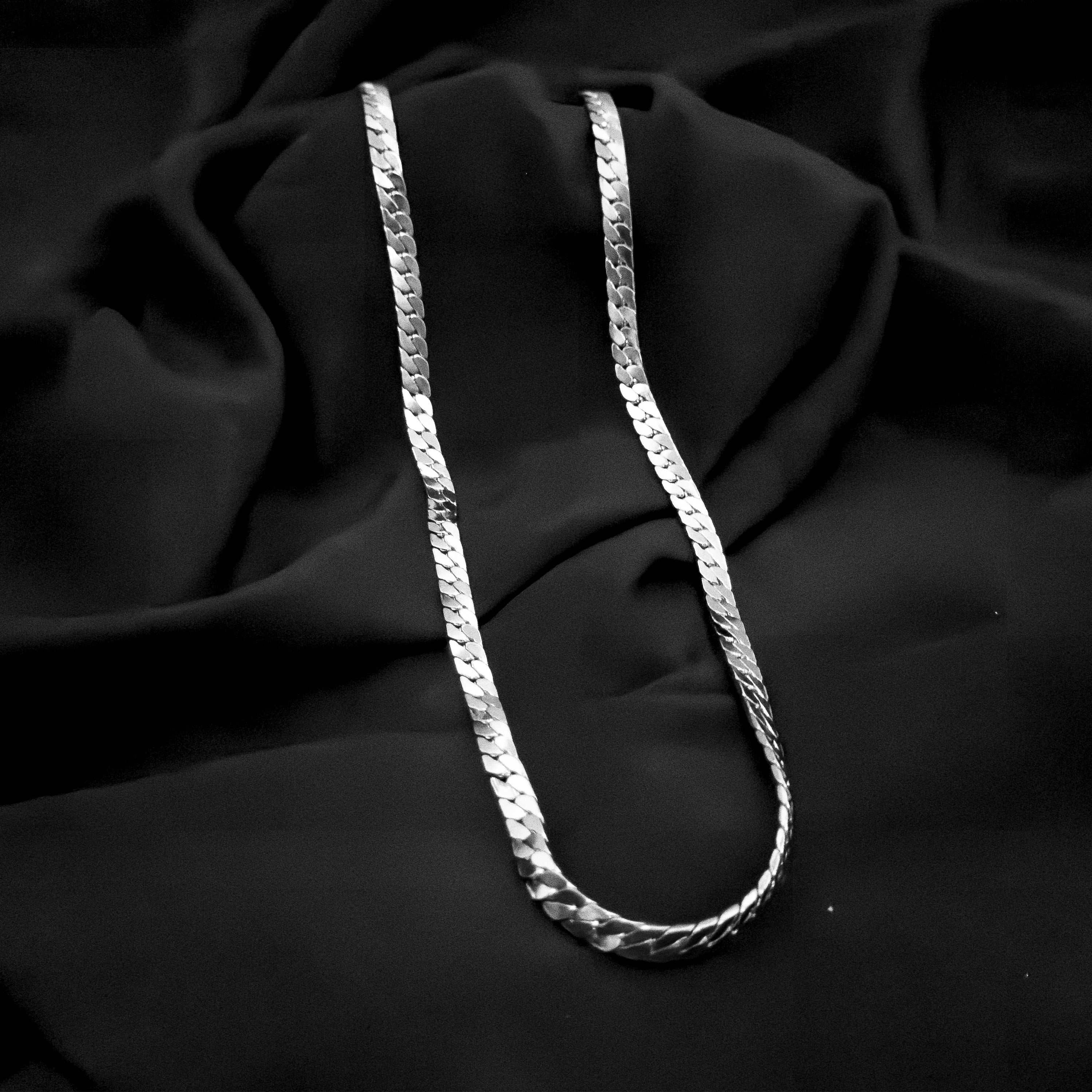 Flat Snake Chain Necklace