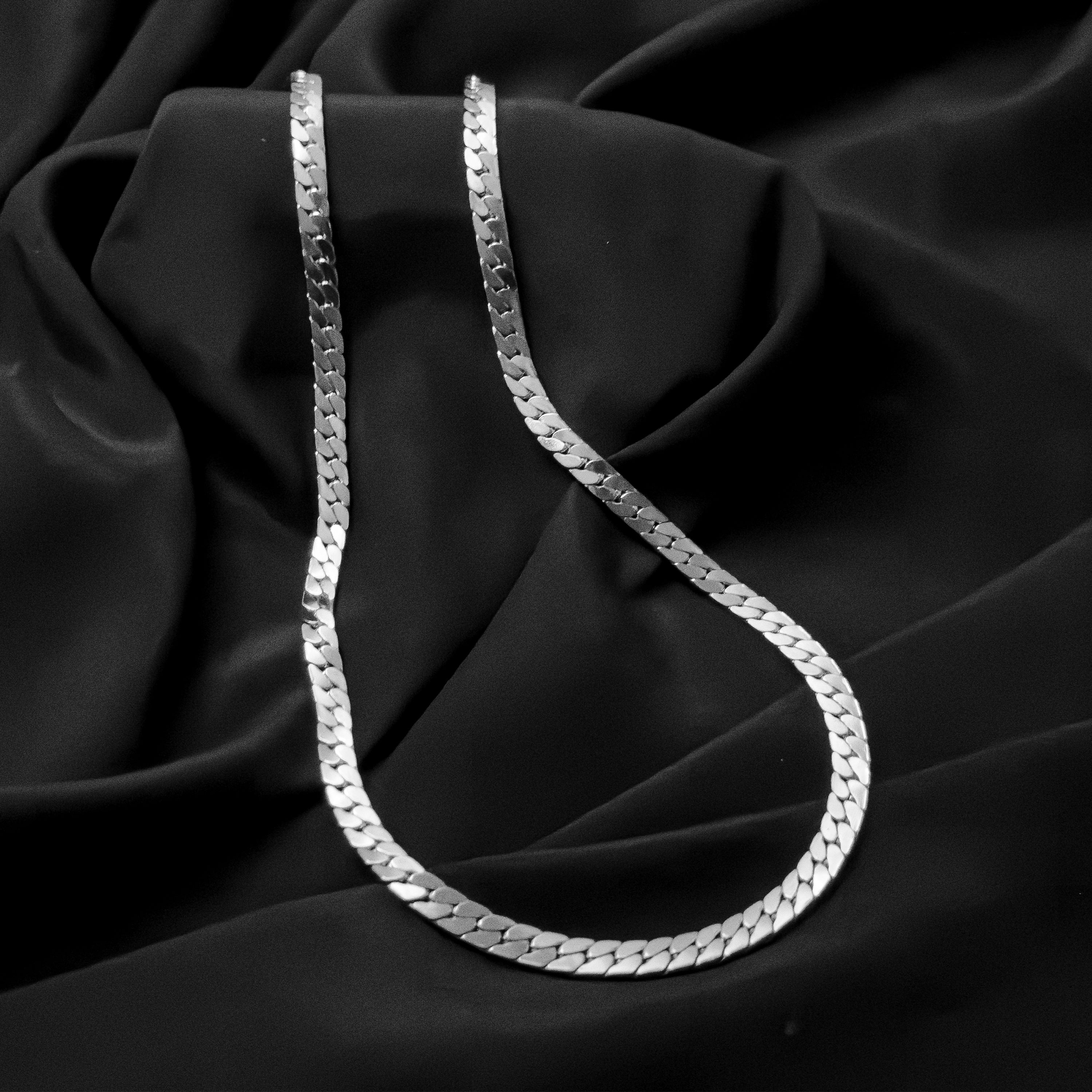 Flat Snake Chain Necklace