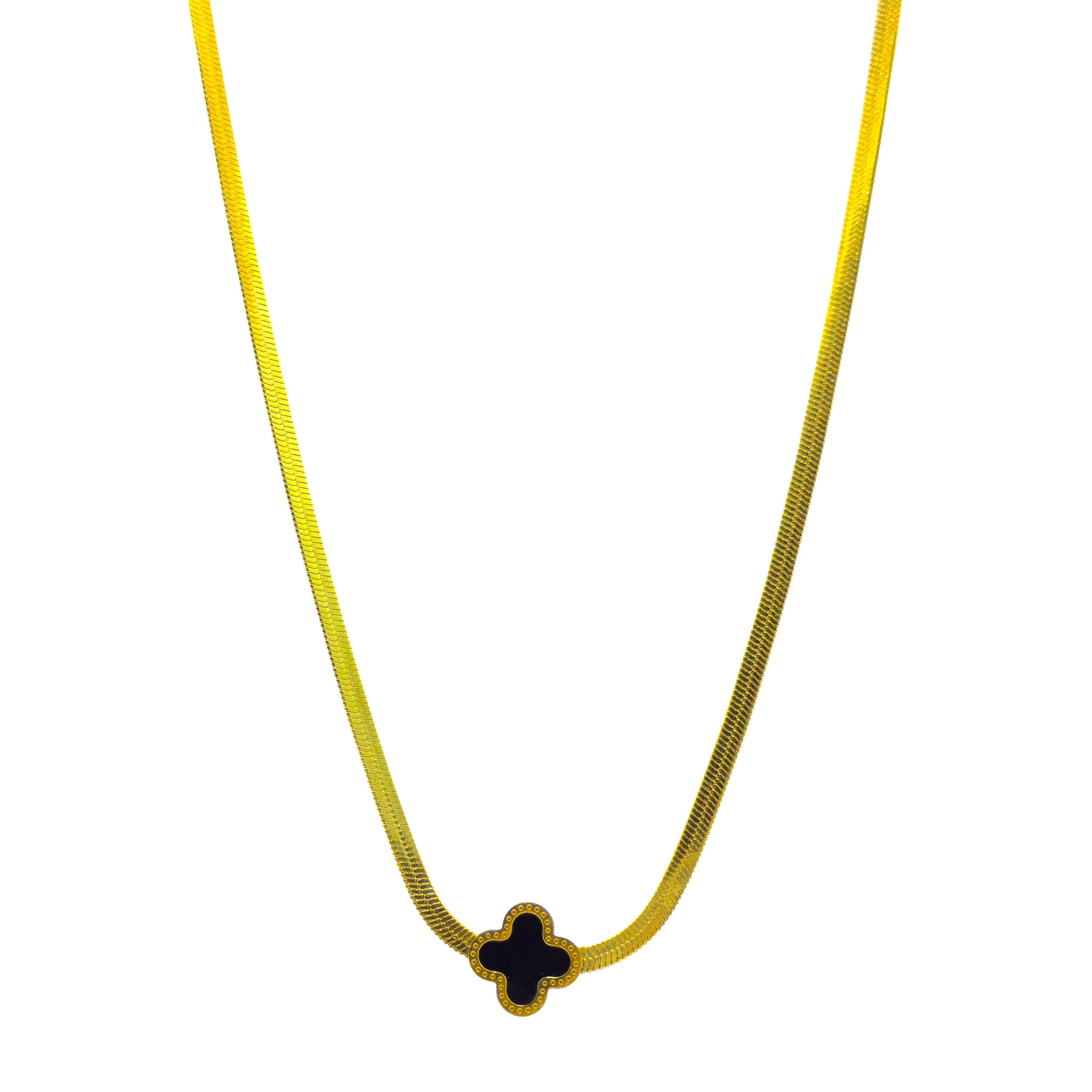 Cosmic Clover Chain Necklace
