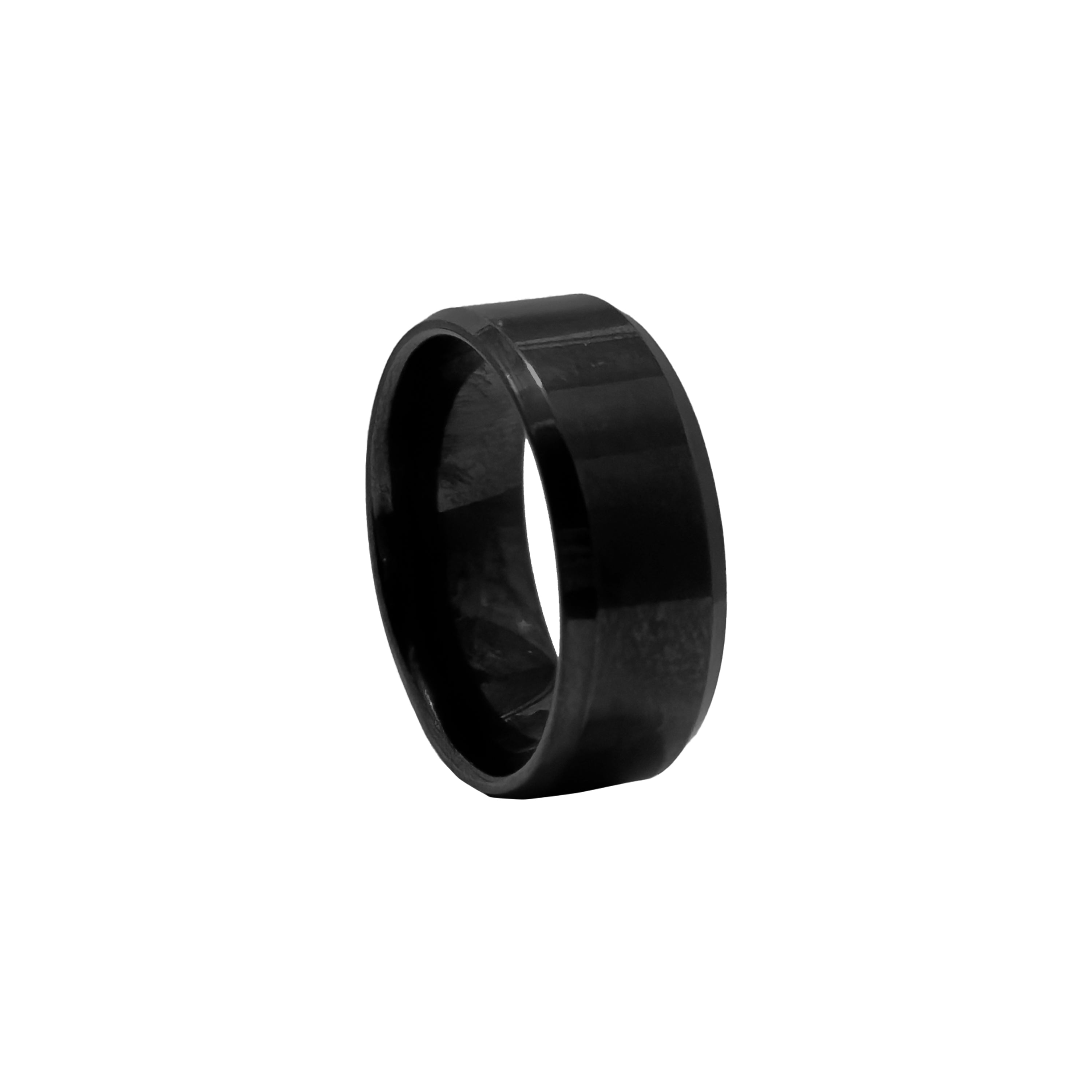 Frost Loop Black Ring
