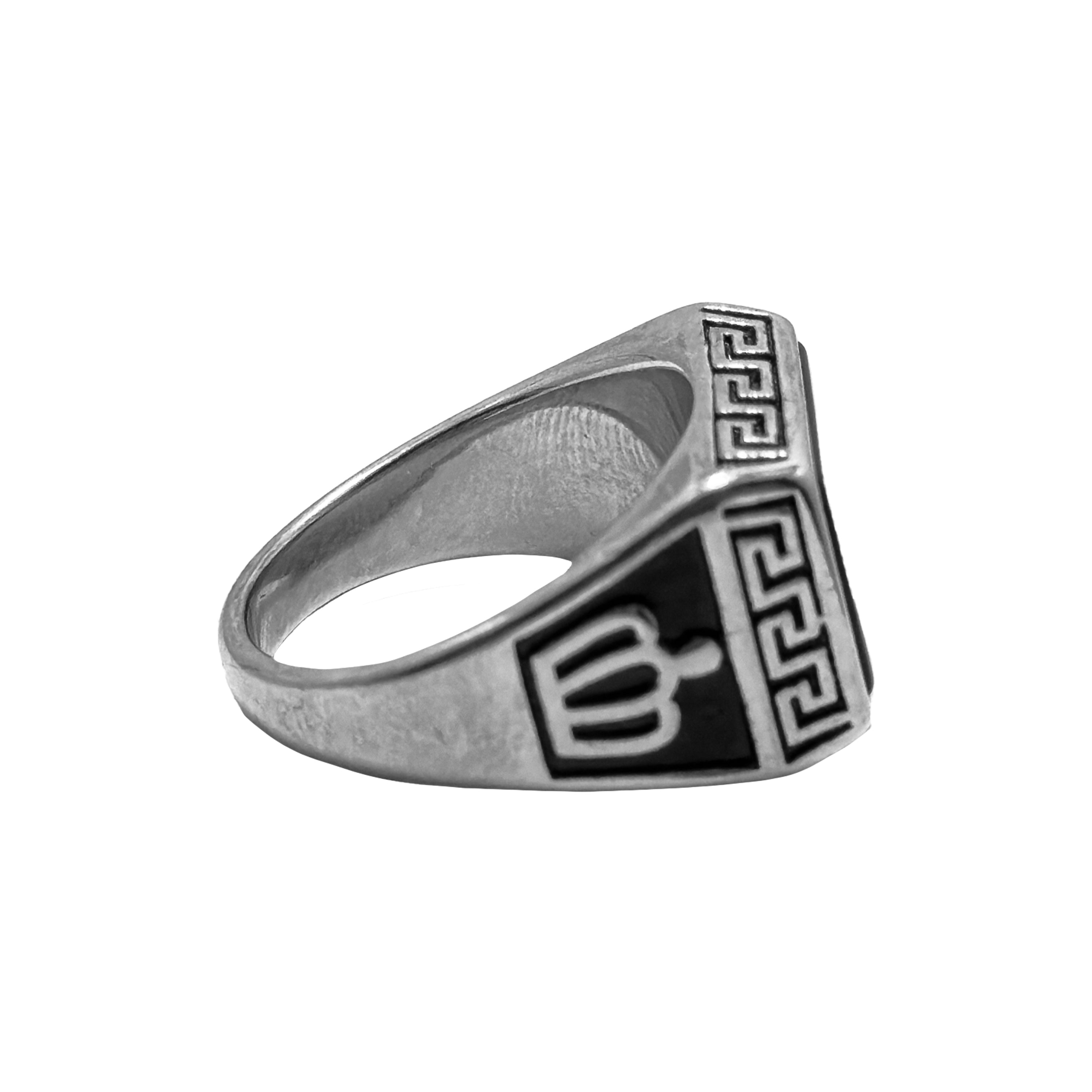 Royal Onyx Silver Ring