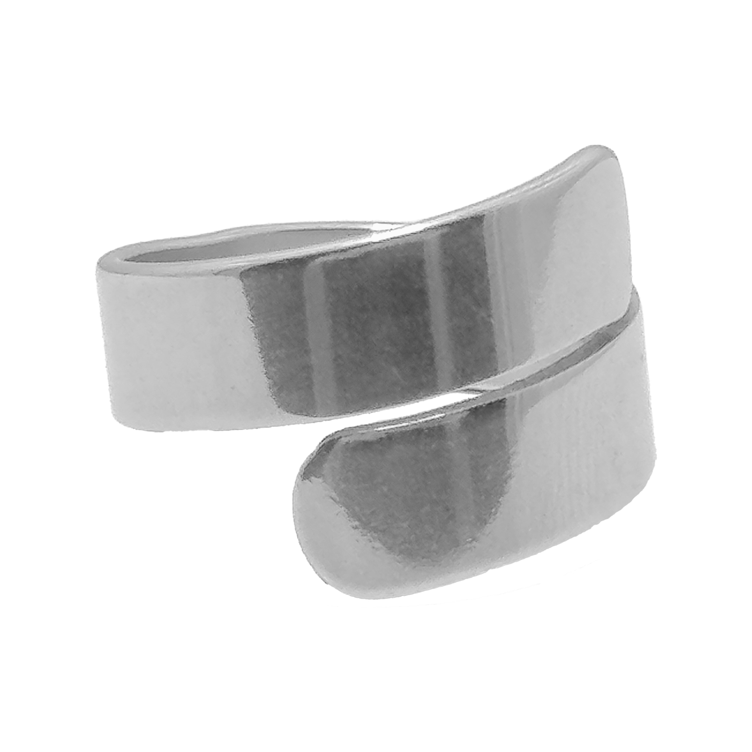 Quantum Wrap Silver Ring