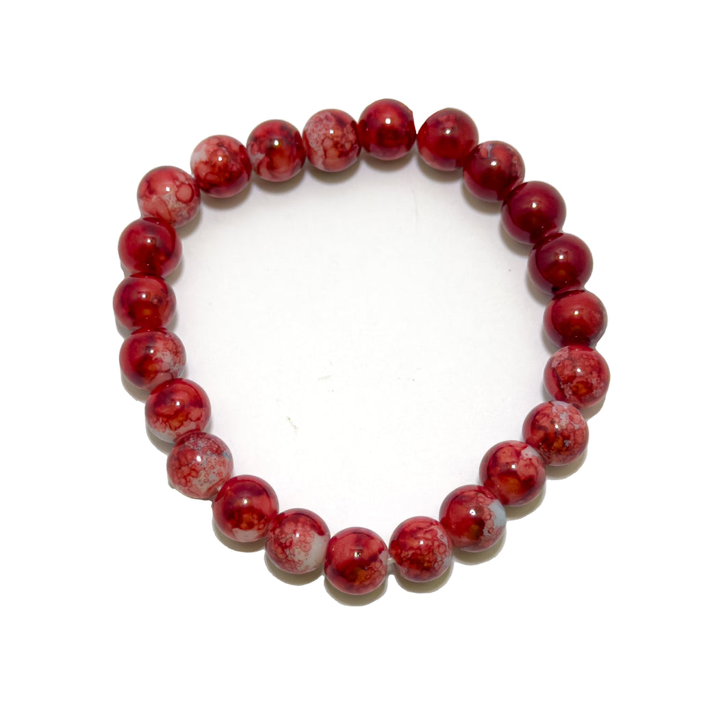 Blood Moon Beaded Bracelet