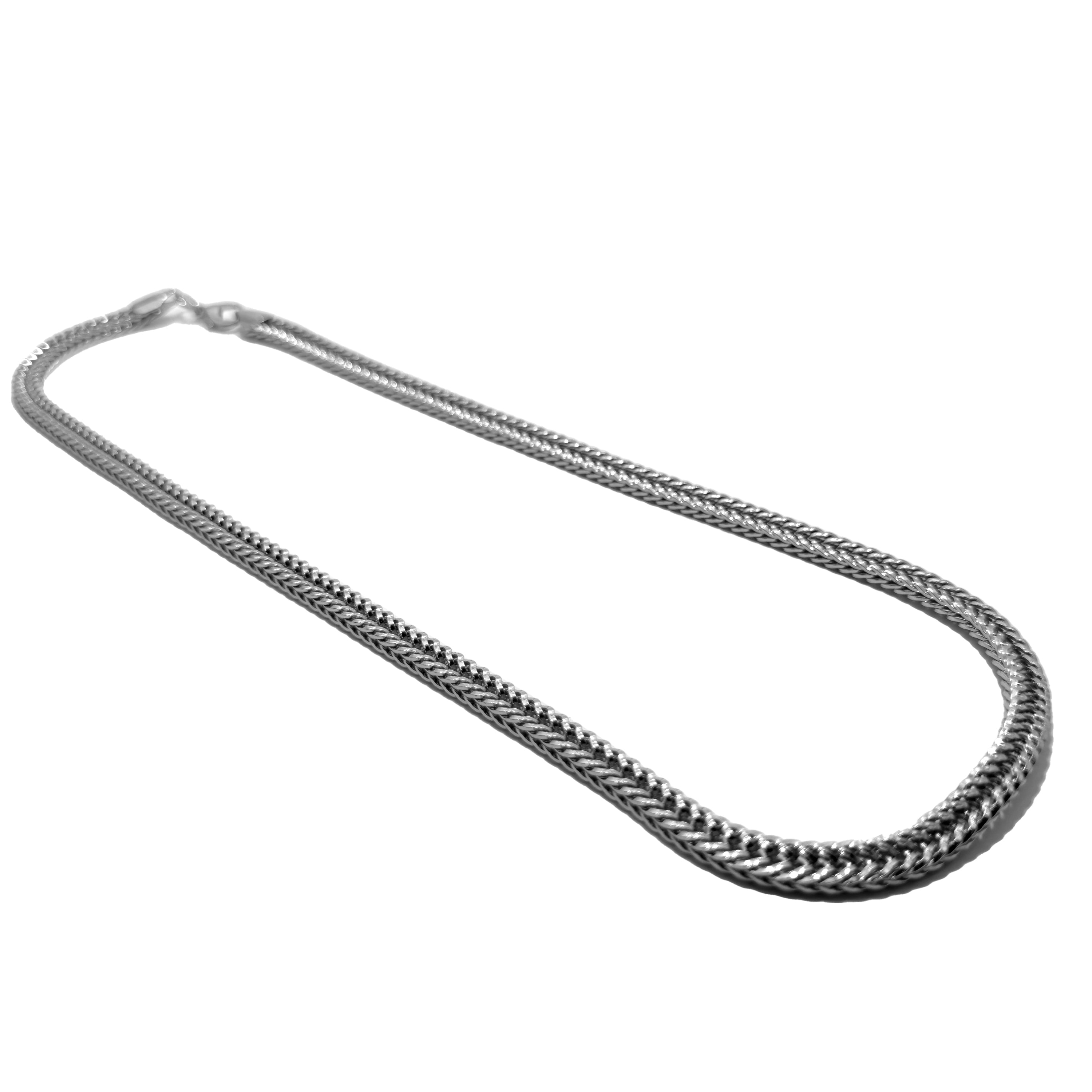 Twisted Ember Rope Chain Necklace