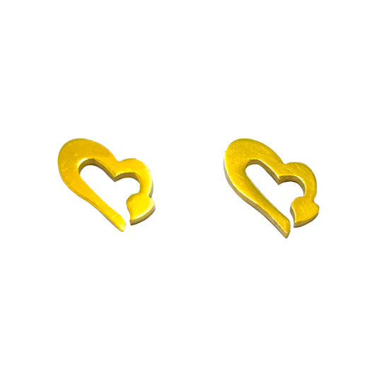 Arrowline Heart Earrings