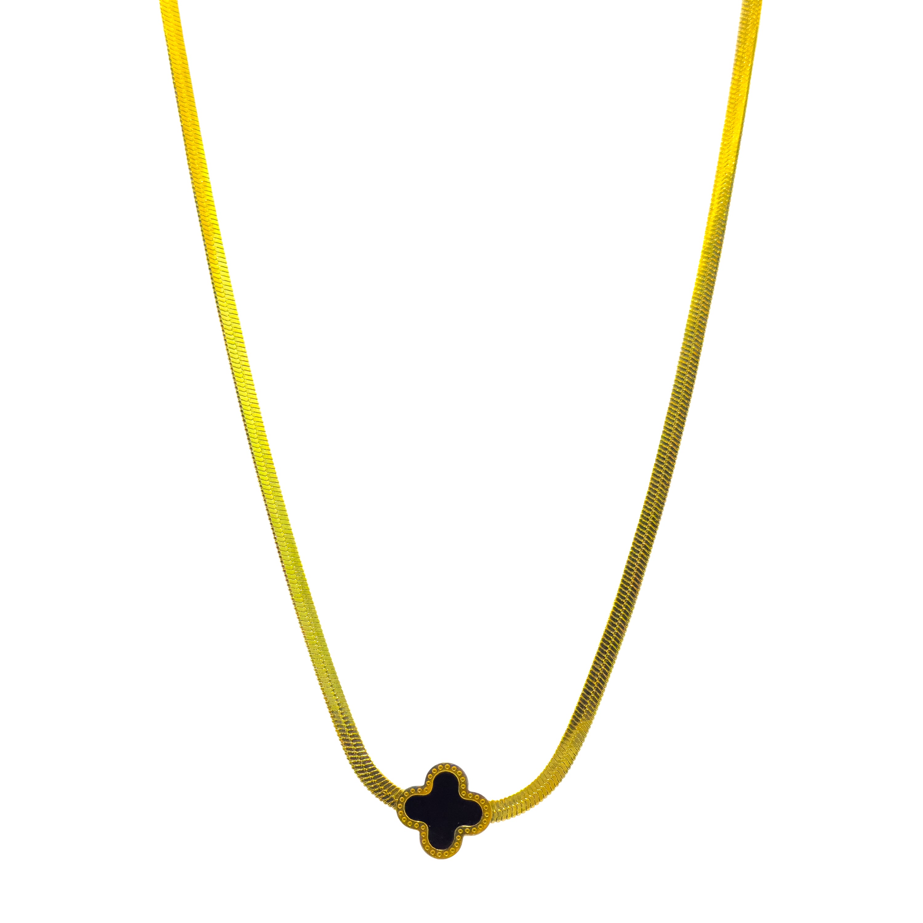 Cosmic Clover Chain Necklace