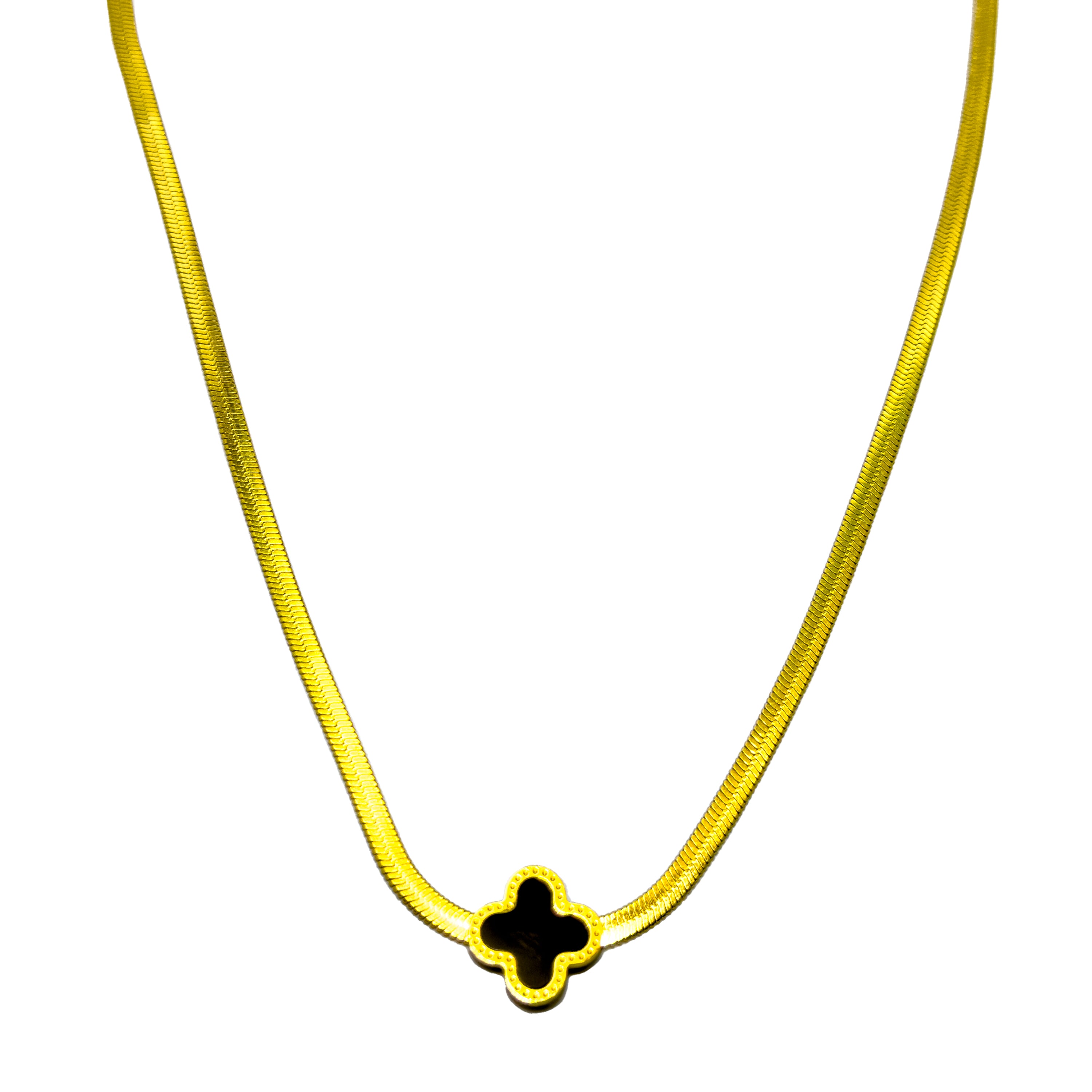 Cosmic Clover Chain Necklace