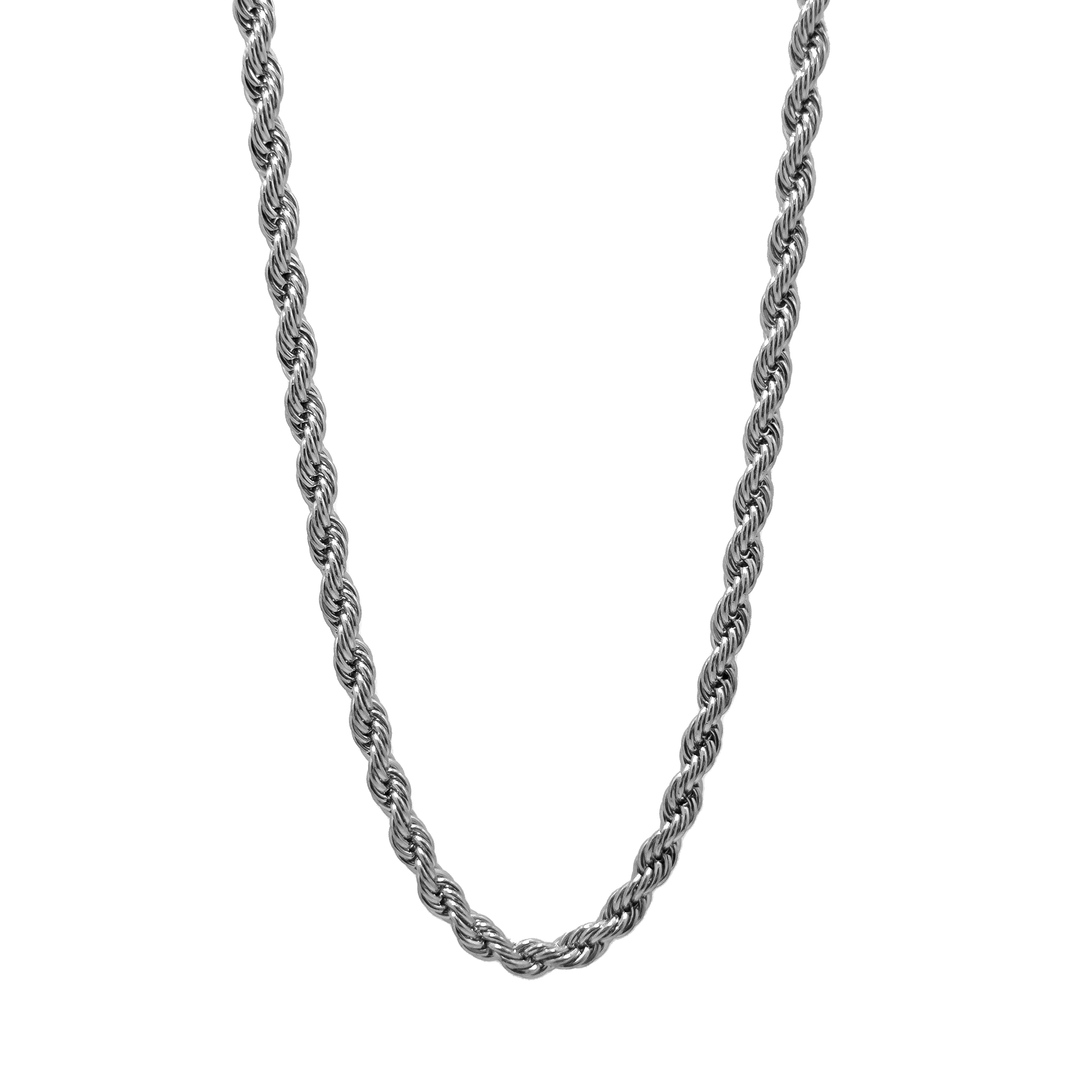 Swirl Rope Chain Necklace