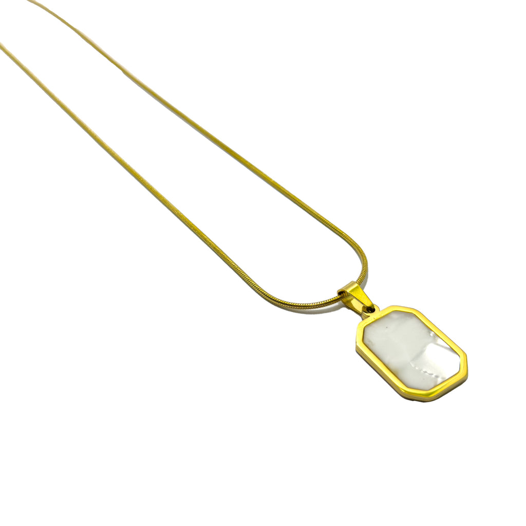 Shadow Box (Gold) Chain Necklace