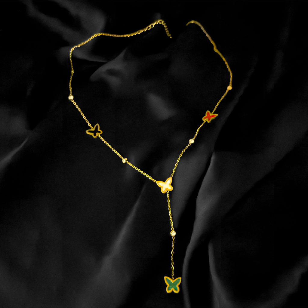 Kaleido Wings Chain Necklace