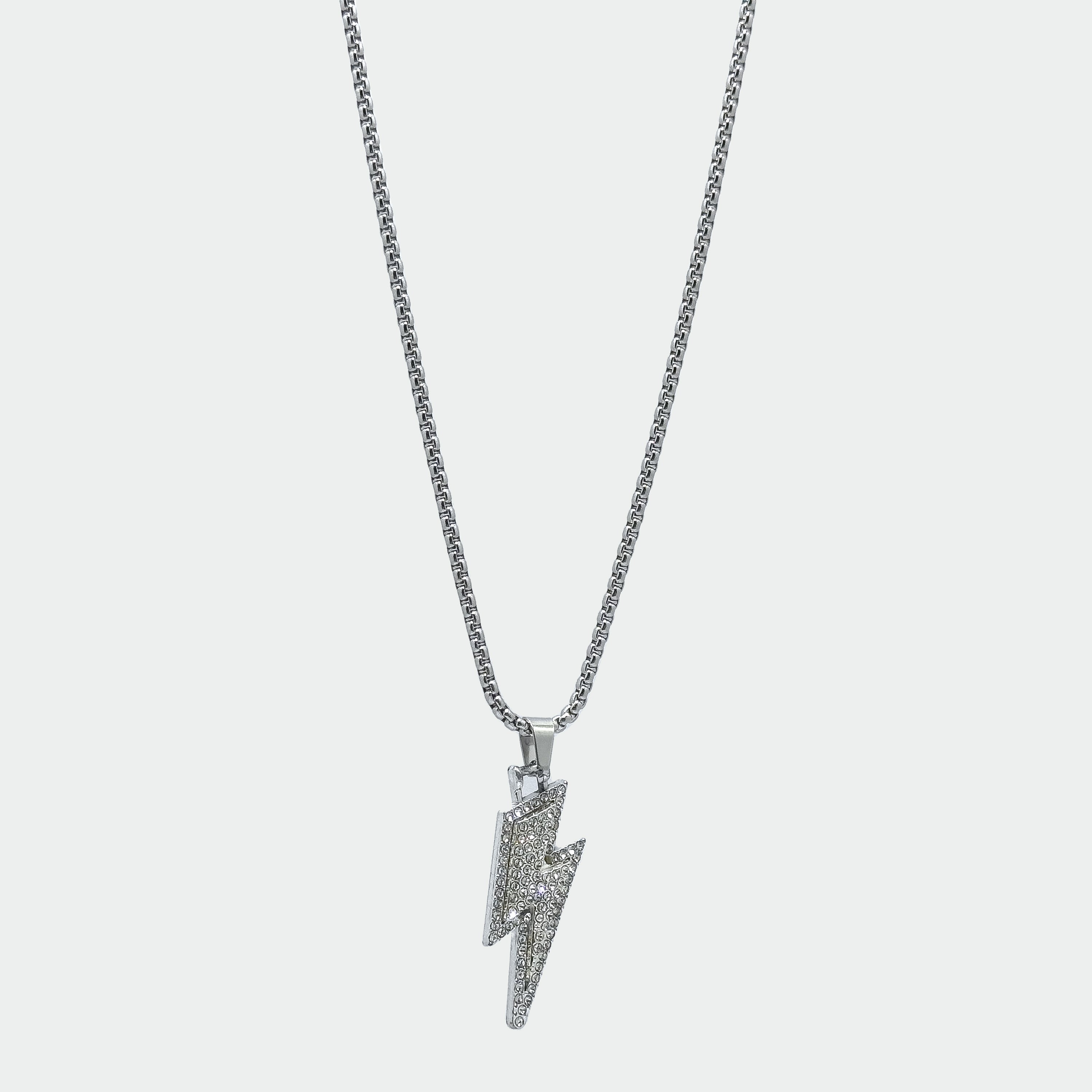 Icy Bolt Chain Necklace