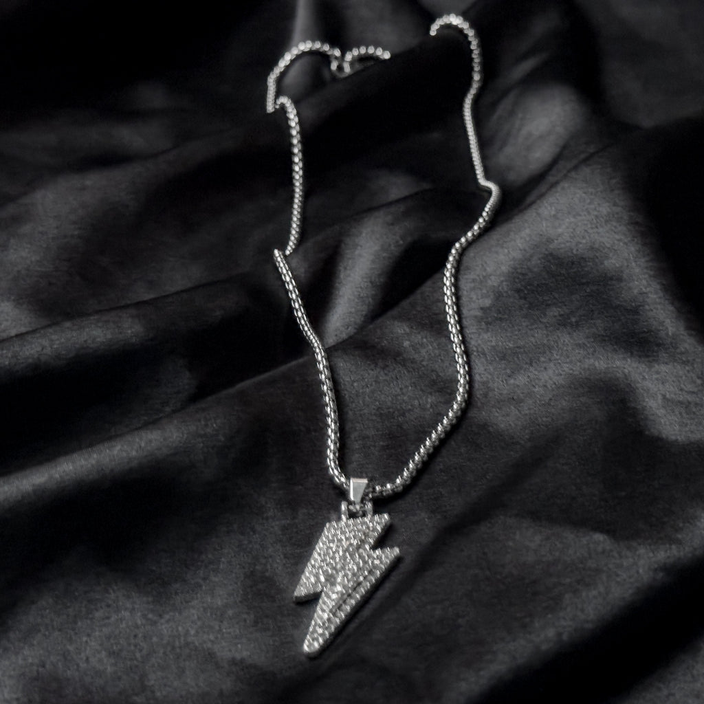 Icy Bolt Chain Necklace