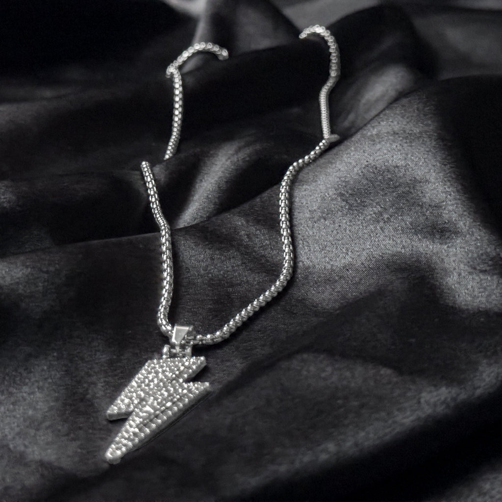 Icy Bolt Chain Necklace