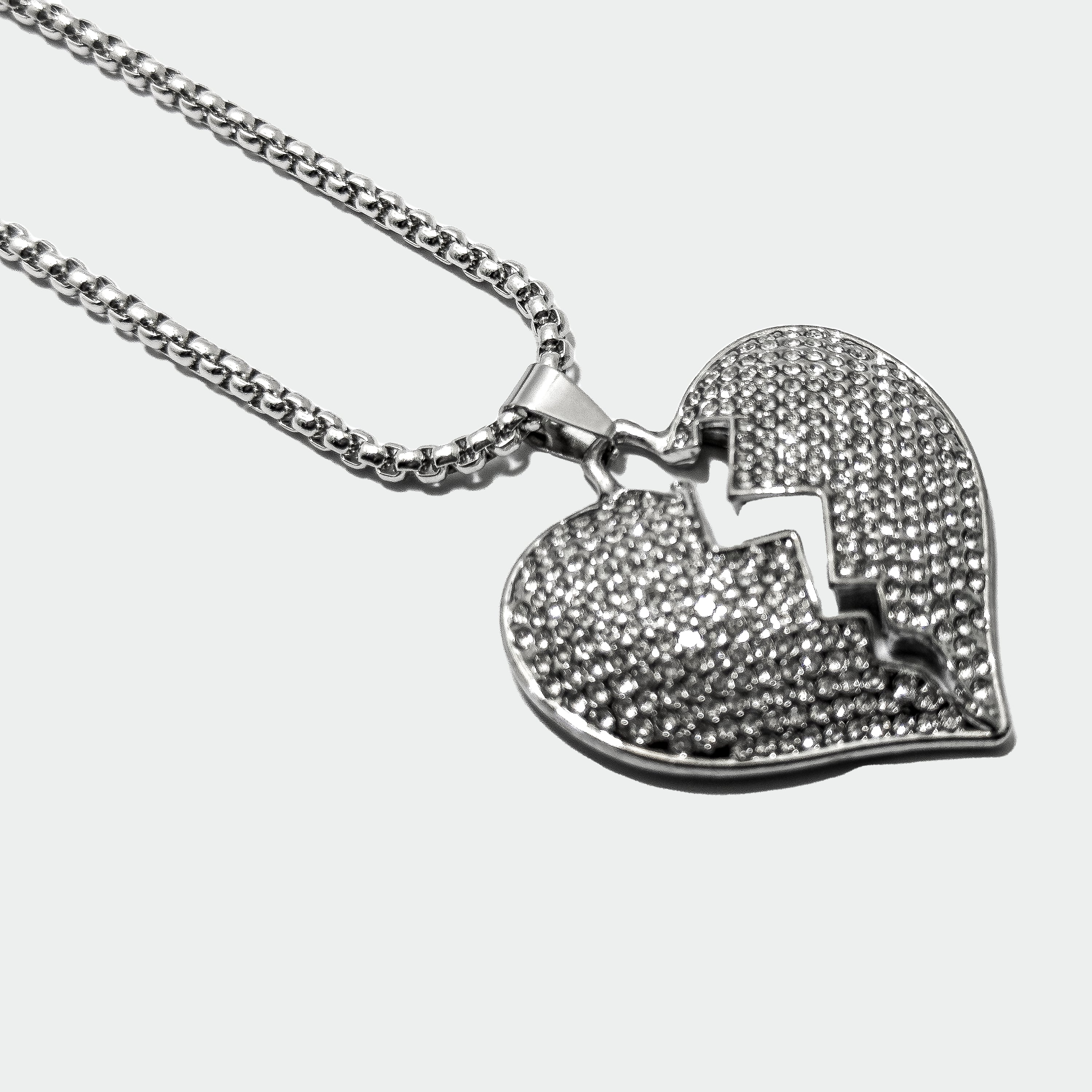 Heart Scar Chain Necklace