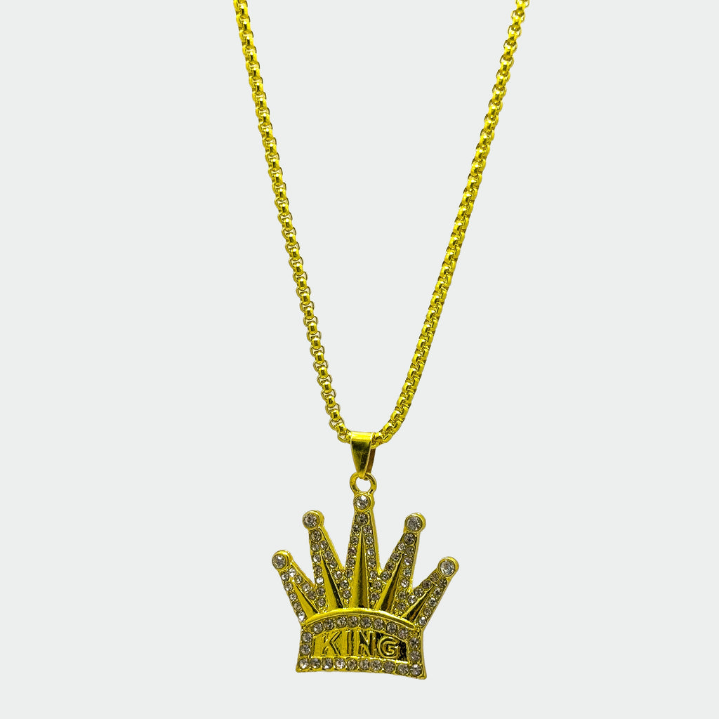 Alpha Crown Chain Necklace