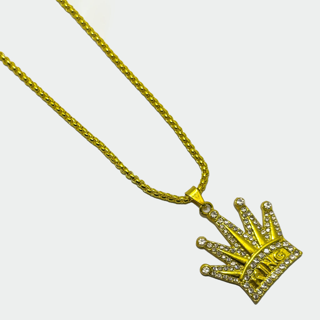 Alpha Crown Chain Necklace