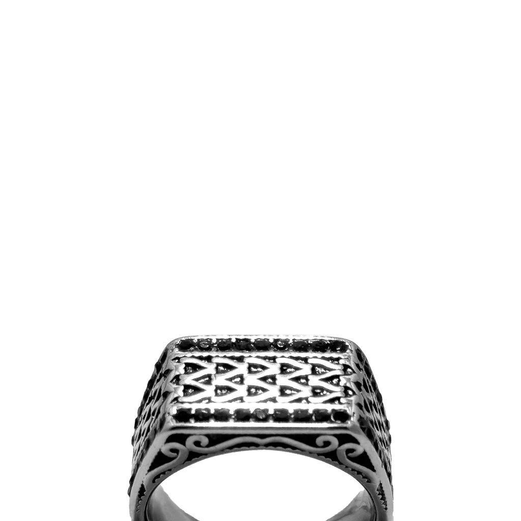 Ottoman Ember Ring Silver