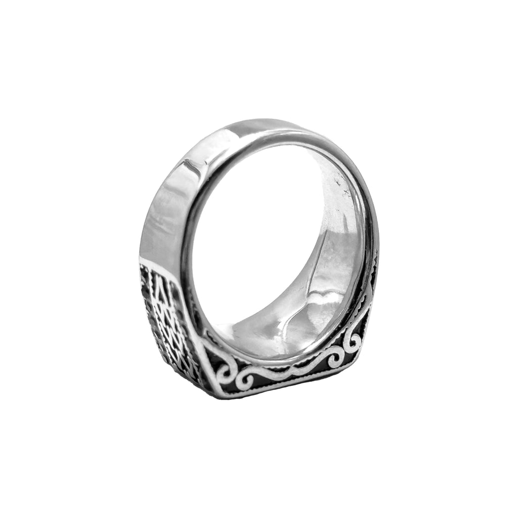 Ottoman Ember Ring Silver