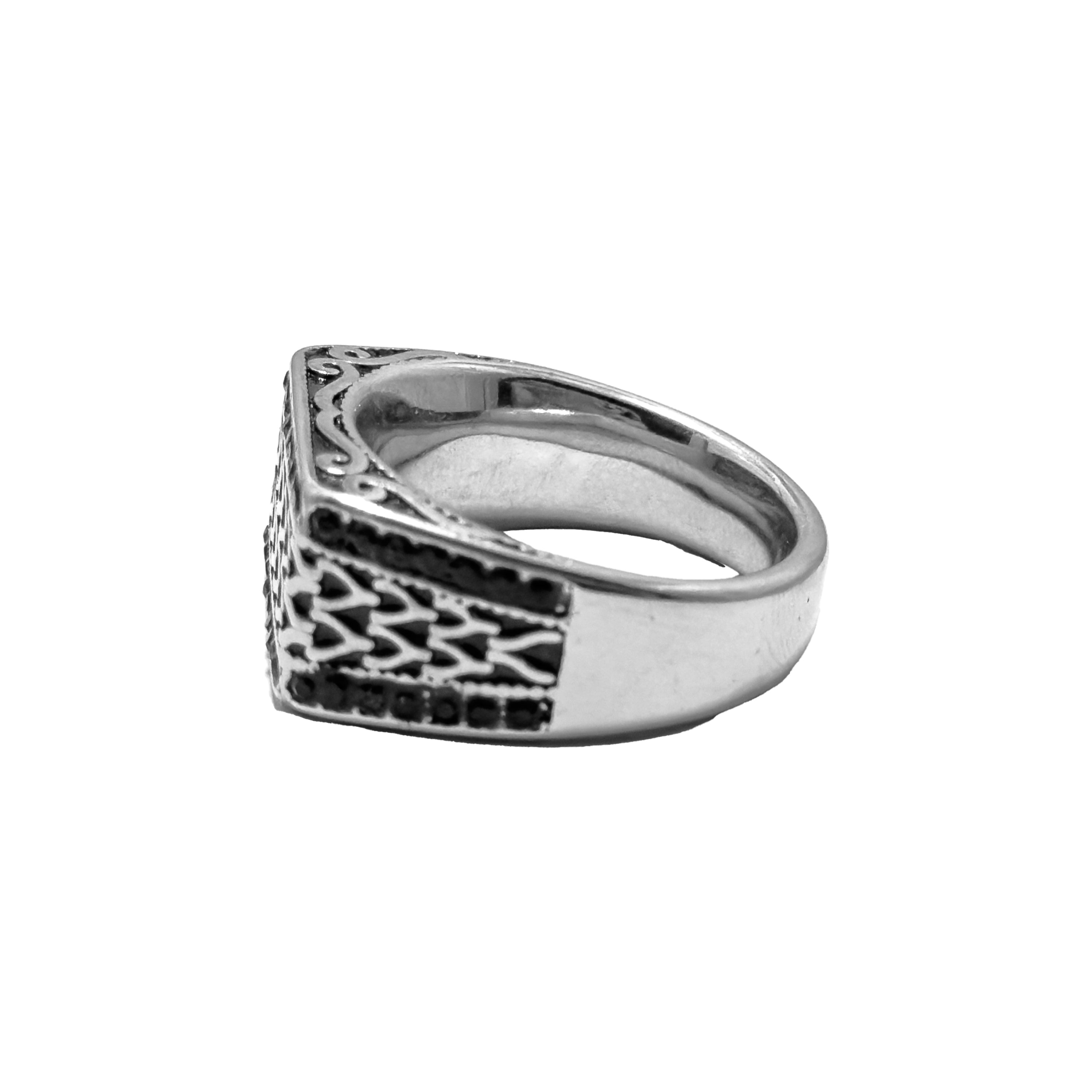 Ottoman Ember Ring Silver