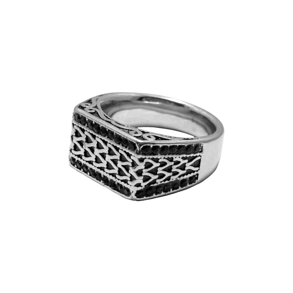 Ottoman Ember Ring Silver