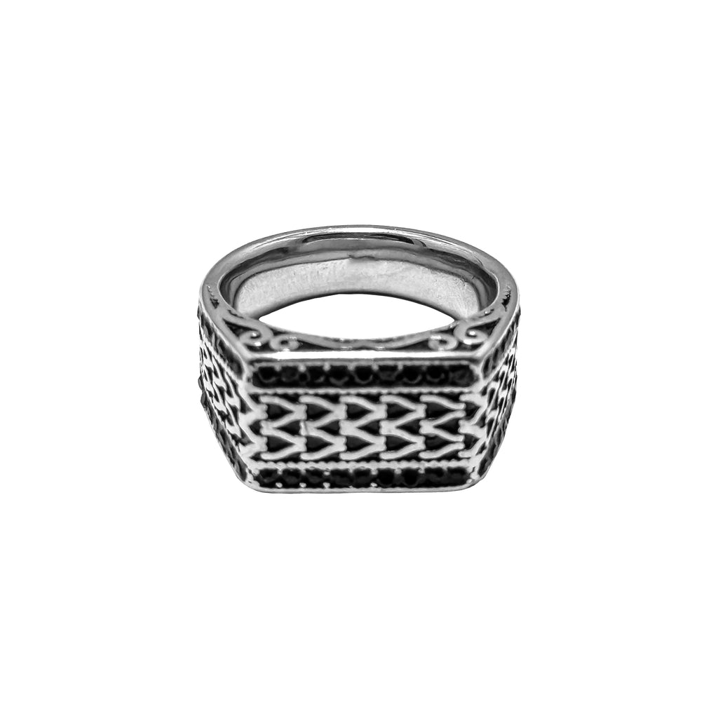 Ottoman Ember Ring Silver