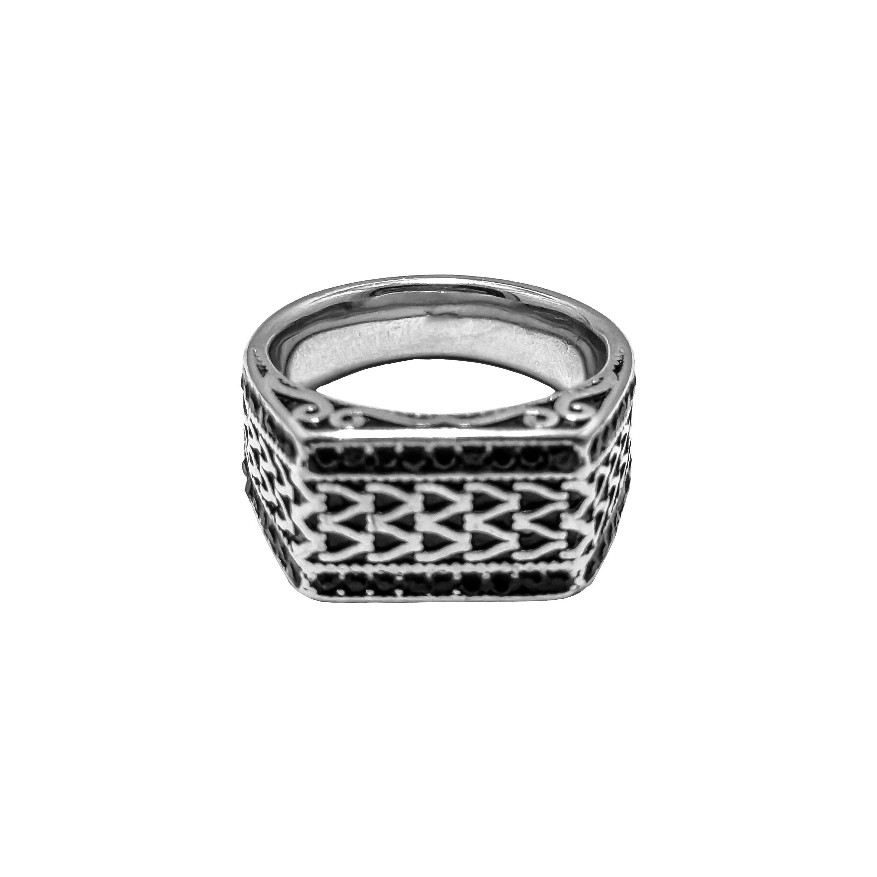 Ottoman Ember Ring Silver