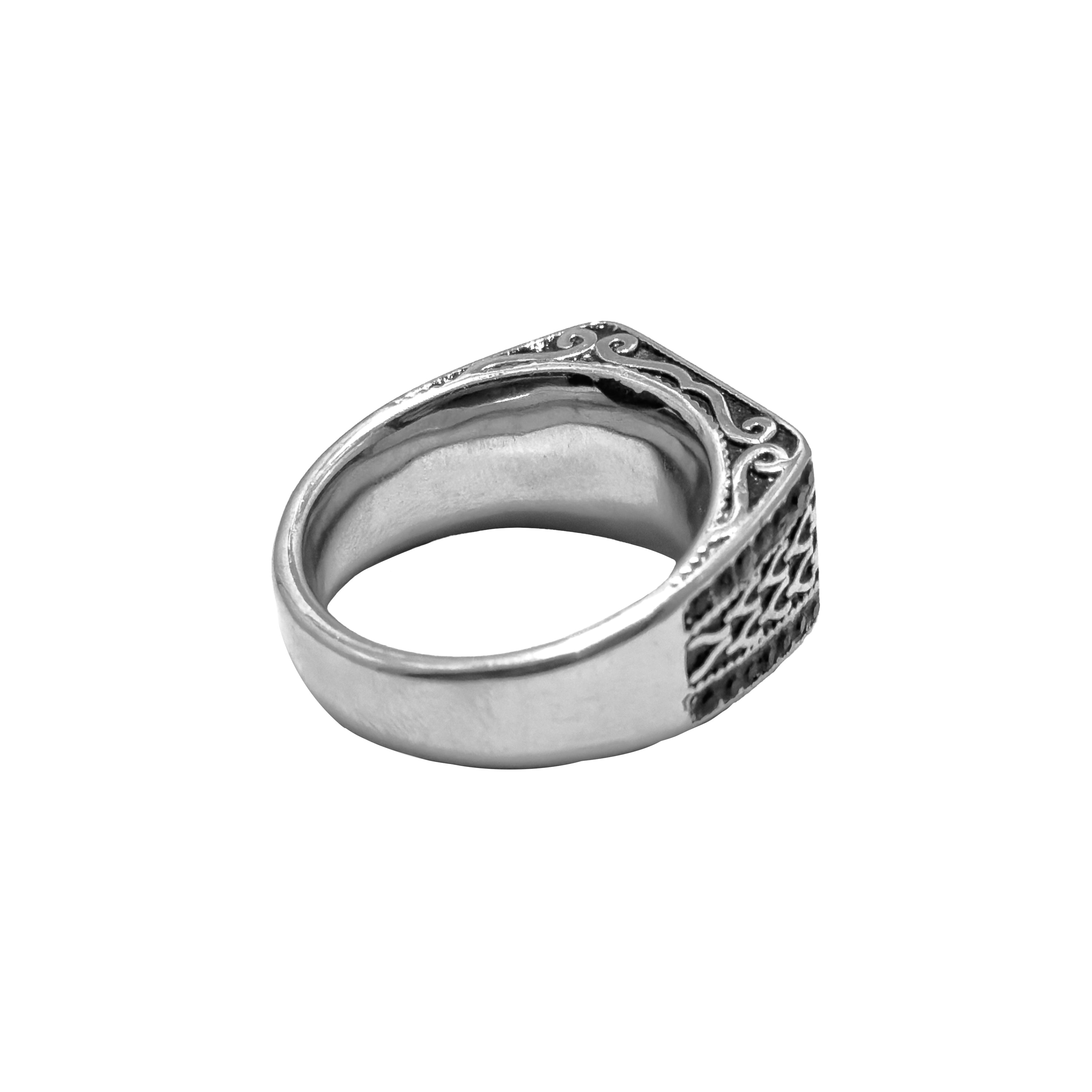 Ottoman Ember Ring Silver