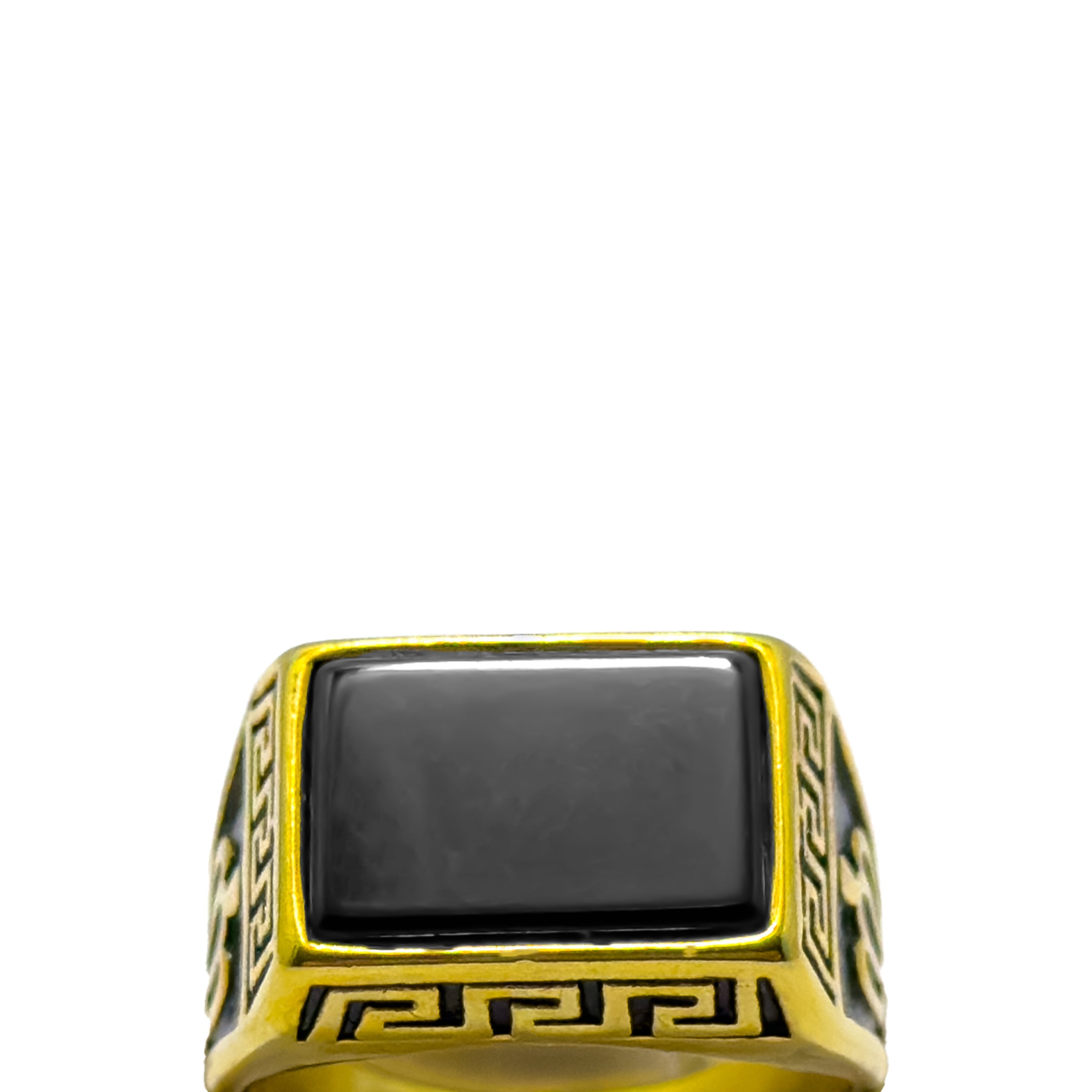 Royal Onyx Gold Ring
