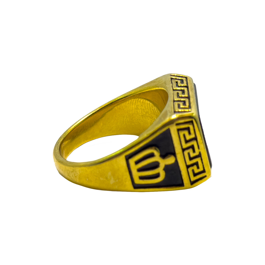 Royal Onyx Gold Ring