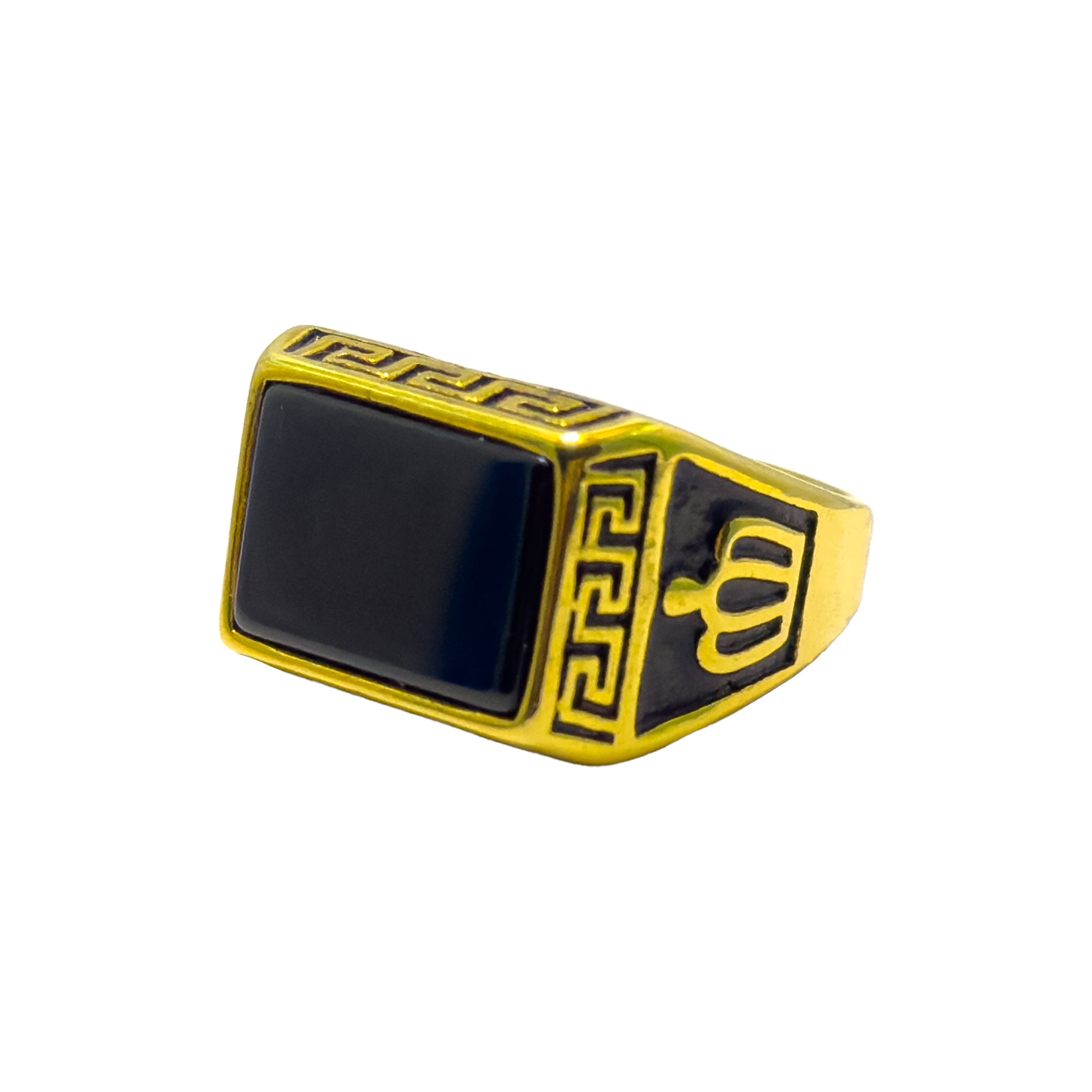 Royal Onyx Gold Ring