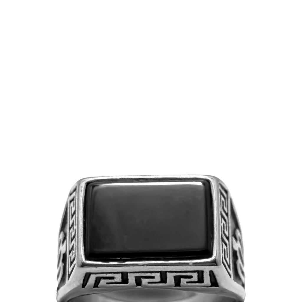 Royal Onyx Silver Ring