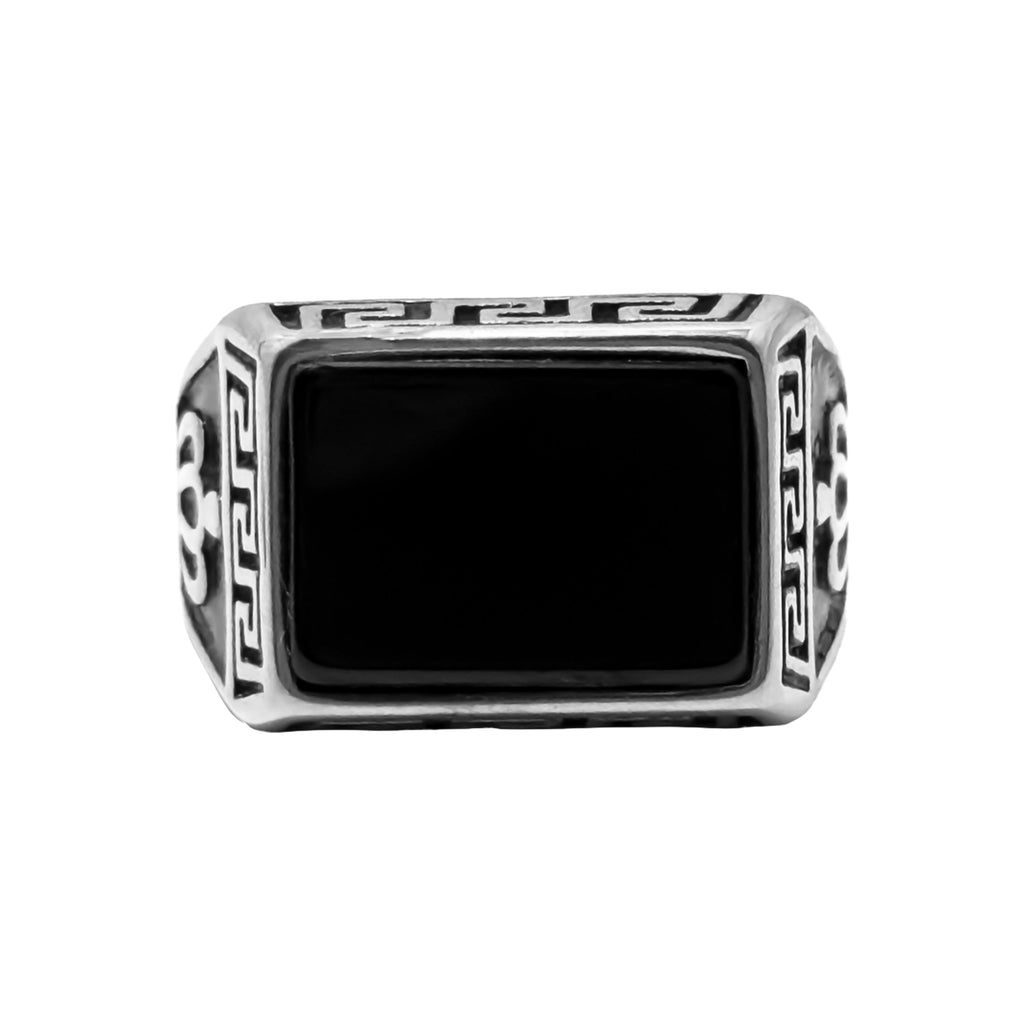 Royal Onyx Silver Ring