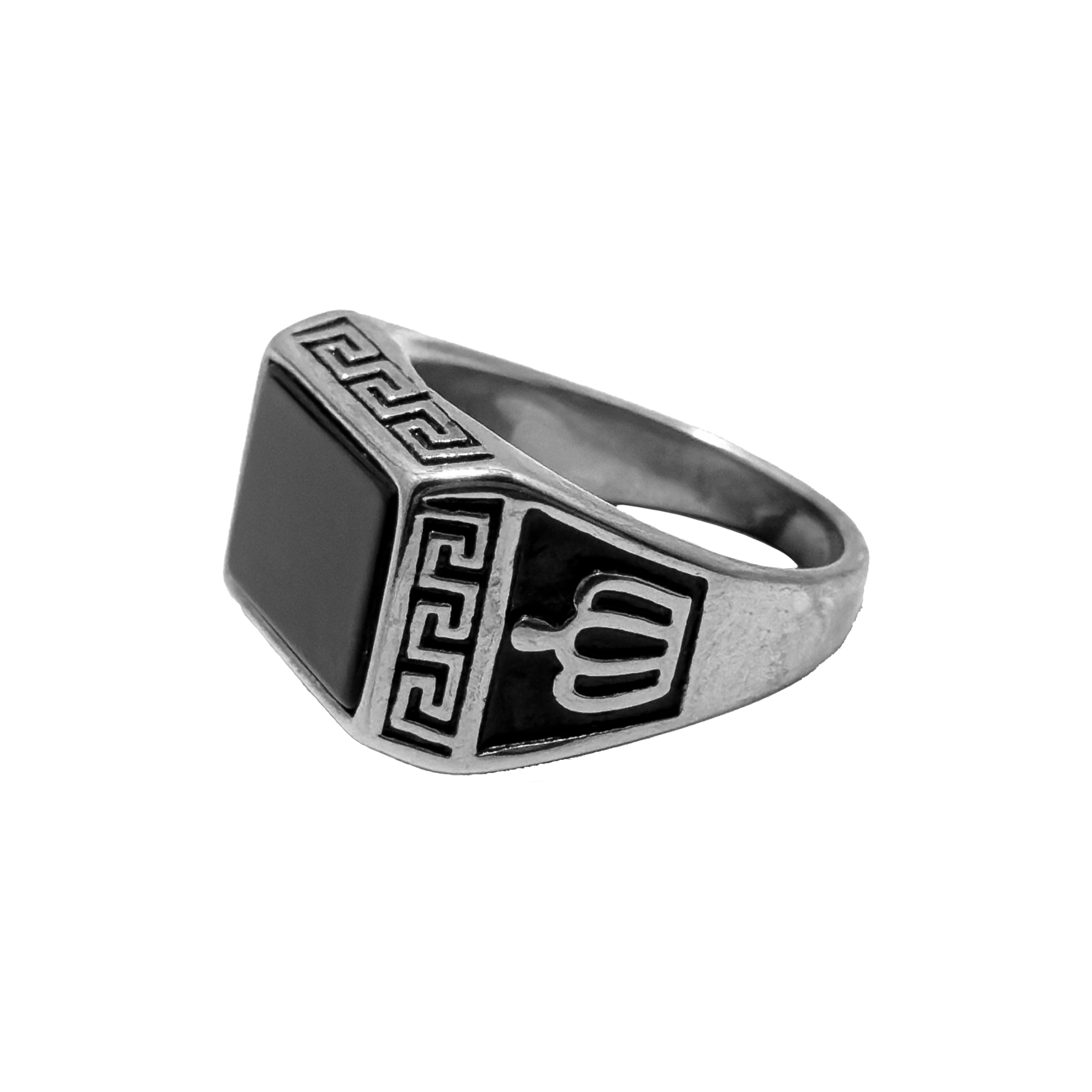 Royal Onyx Silver Ring