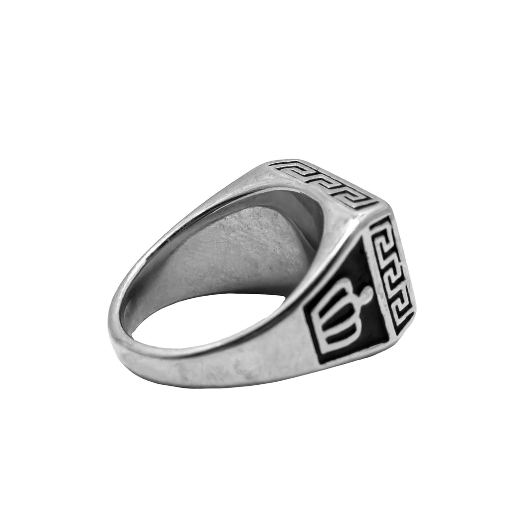 Royal Onyx Silver Ring