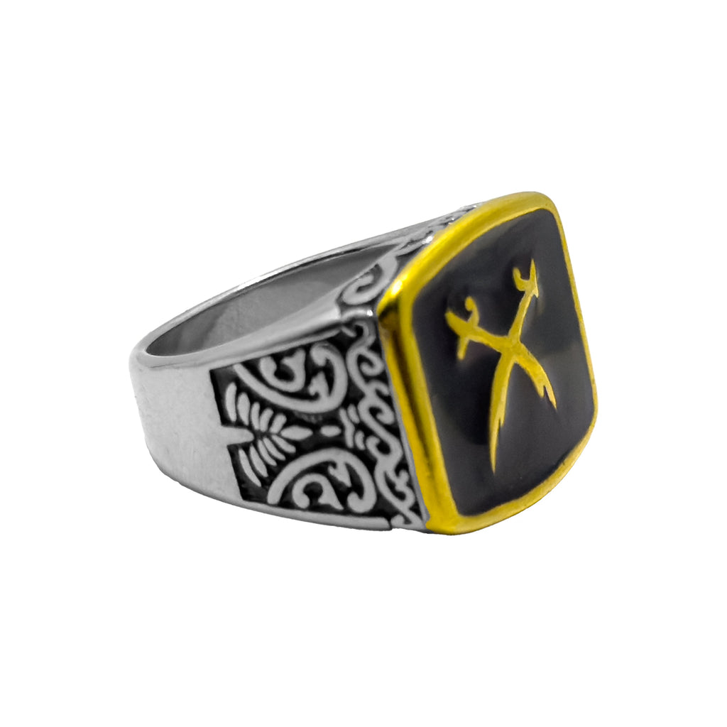 Twinstrike Gold & Silver Ring