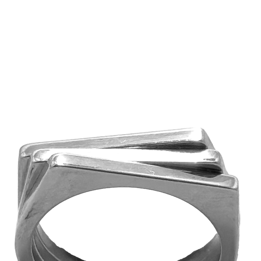 Merged Trio Sliver Ring