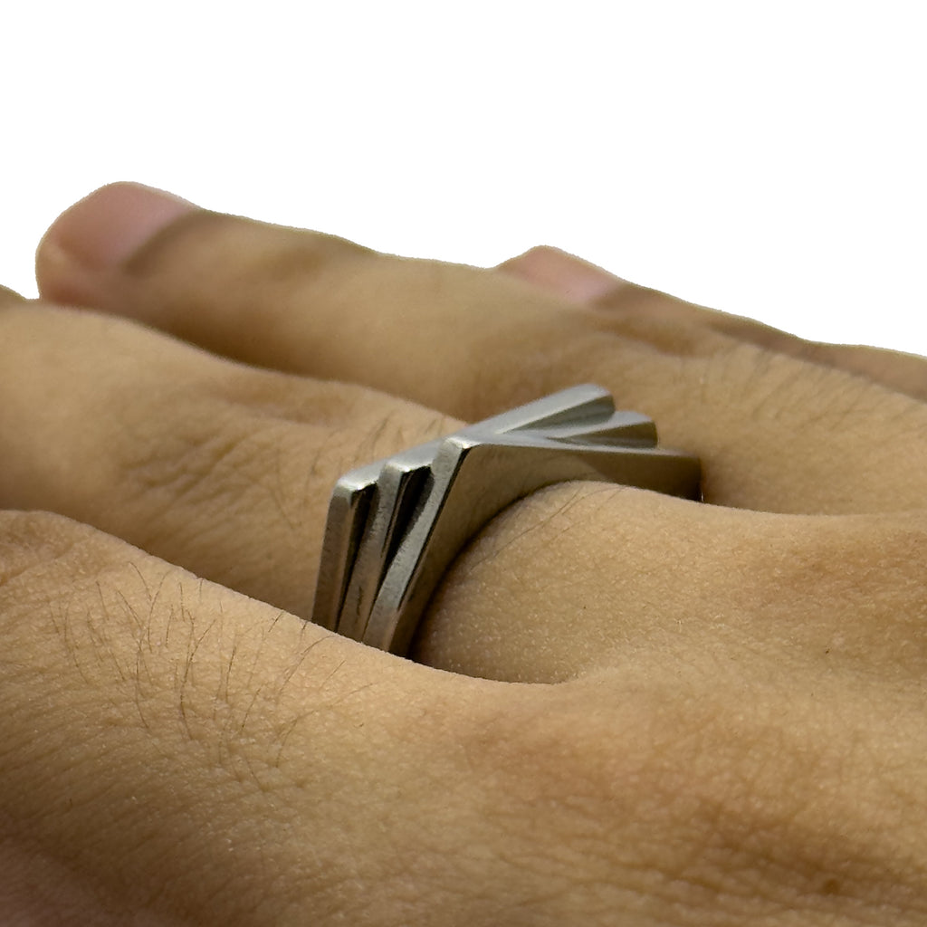 Merged Trio Sliver Ring